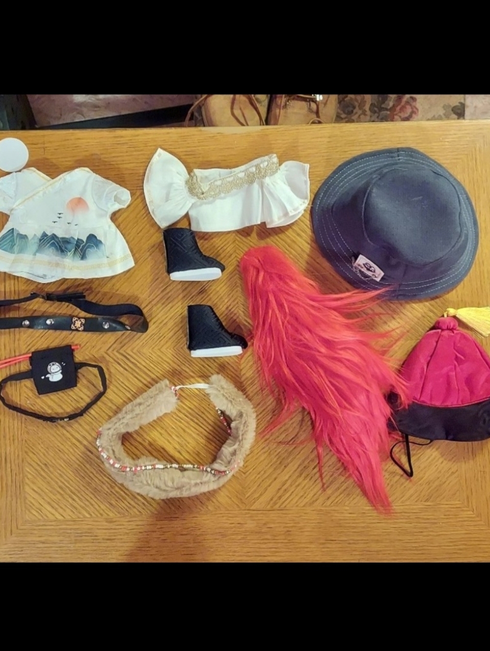20cm doll clothes & accessories lot